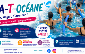 ADHÉREZ !💦 AQUA-T-OCÉANE Bouger, nager, s’amuser ! 🌊 Le plaisir du sport dans l’eau pour tous !