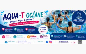 ADHÉREZ !💦 AQUA-T-OCÉANE Bouger, nager, s’amuser ! 🌊 Le plaisir du sport dans l’eau pour tous !